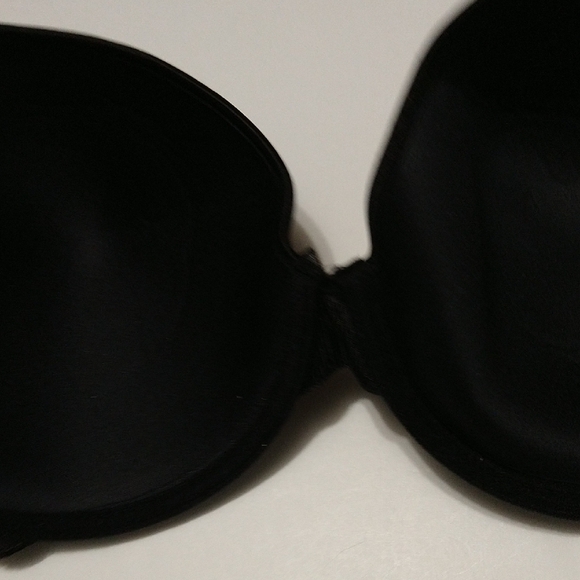 Elegant Black Floral Full Coverage Seamless Underwire Padded Bra Size 42D #1221 - Picture 10 of 13